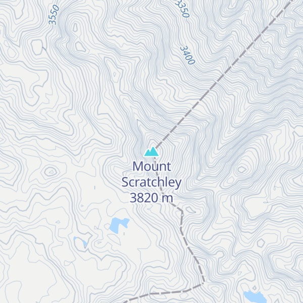 Map of Mount Scratchley