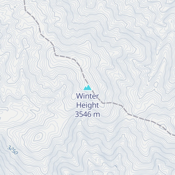Map of Winter Height