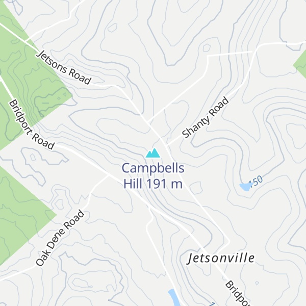 Map of Campbells Hill