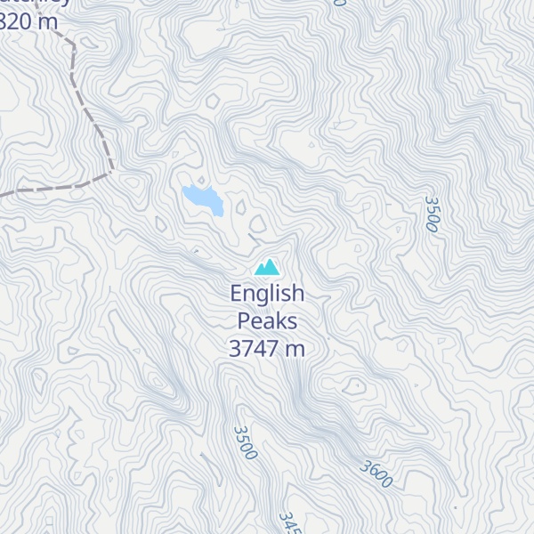 Map of English Peaks