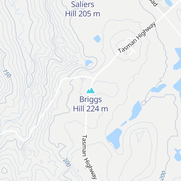 Map of Briggs Hill