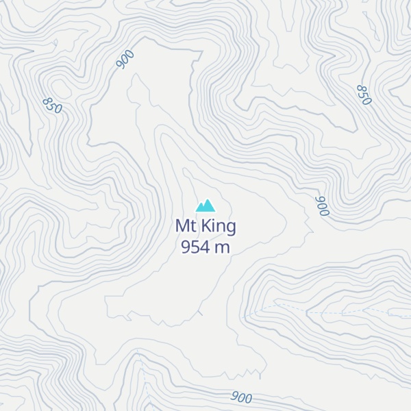 Map of Mt King