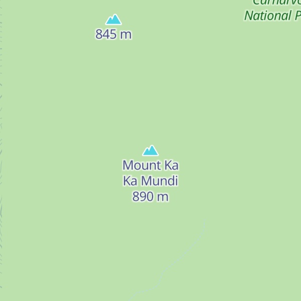 Map of Mount Ka Ka Mundi