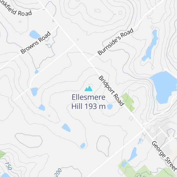 Map of Ellesmere Hill