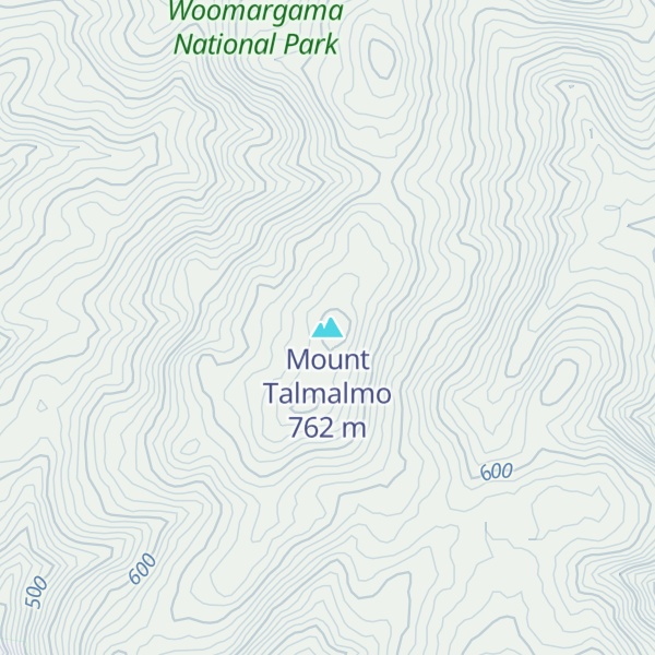 Map of Mount Talmalmo