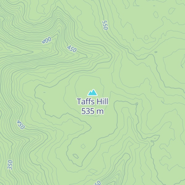 Map of Taffs Hill