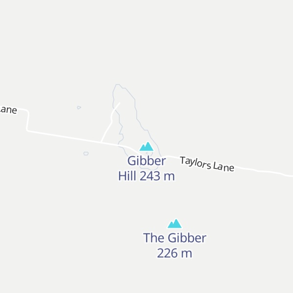 Map of Gibber Hill