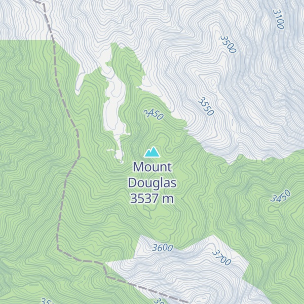 Map of Mount Douglas