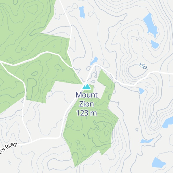 Map of Mount Zion