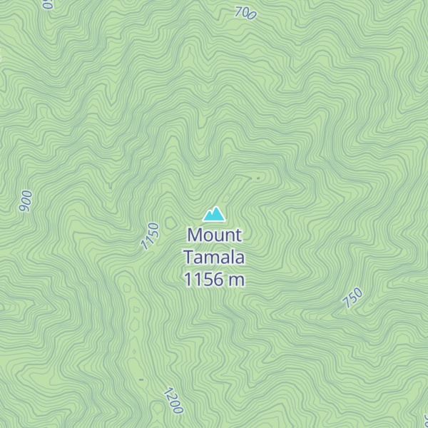 Map of Mount Tamala
