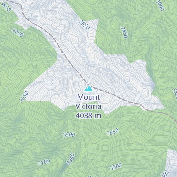 Map of Mount Victoria
