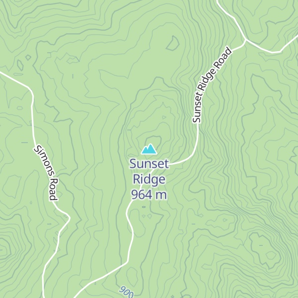 Map of Sunset Ridge