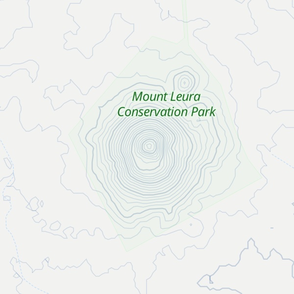 Map of Mount Leura