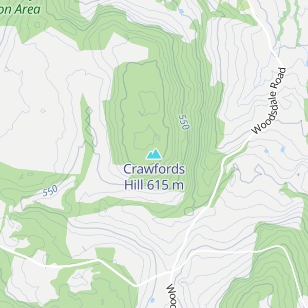 Map of Crawfords Hill