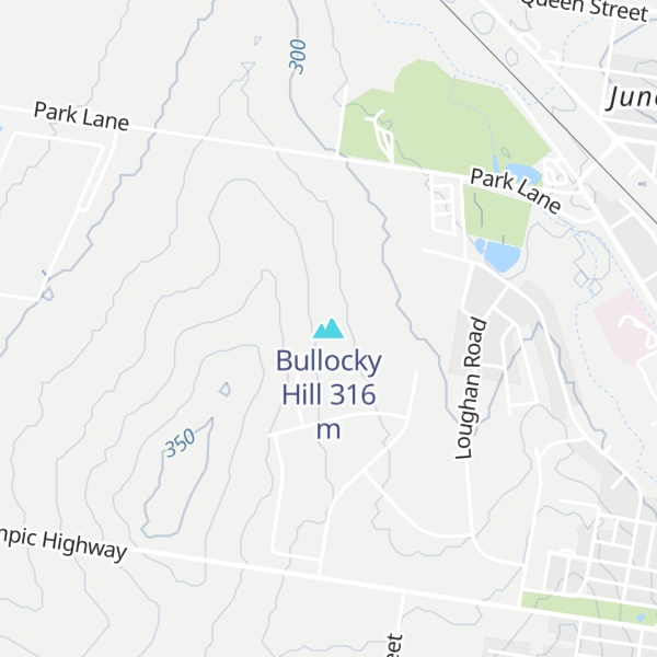 Map of Bullocky Hill