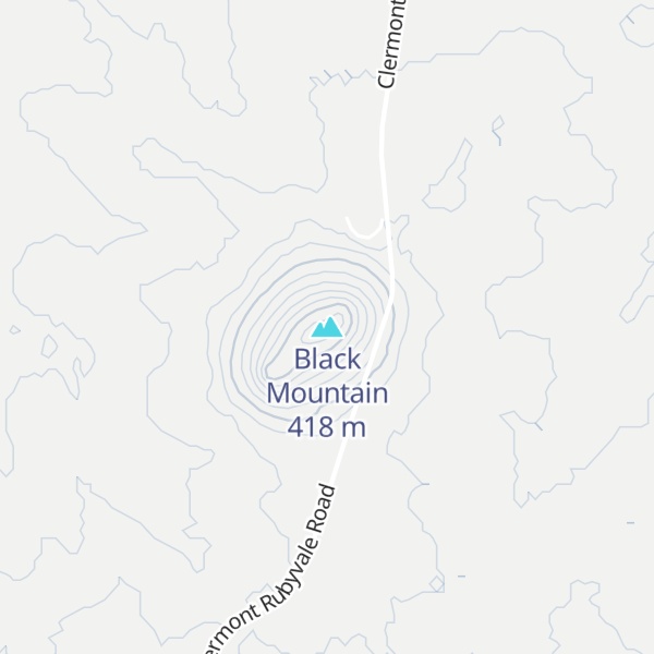 Map of Black Mountain