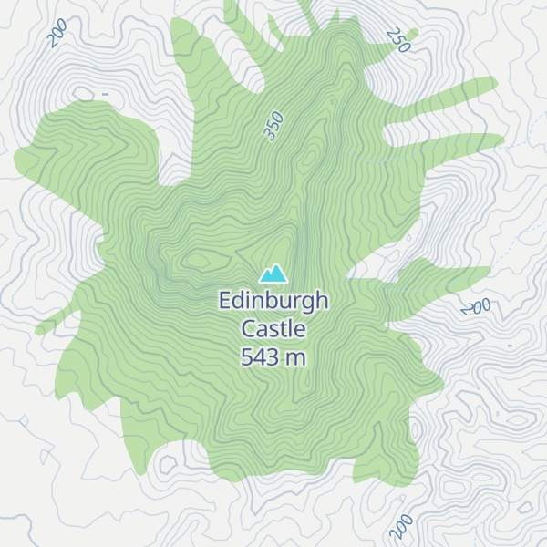 Map of Edinburgh Castle