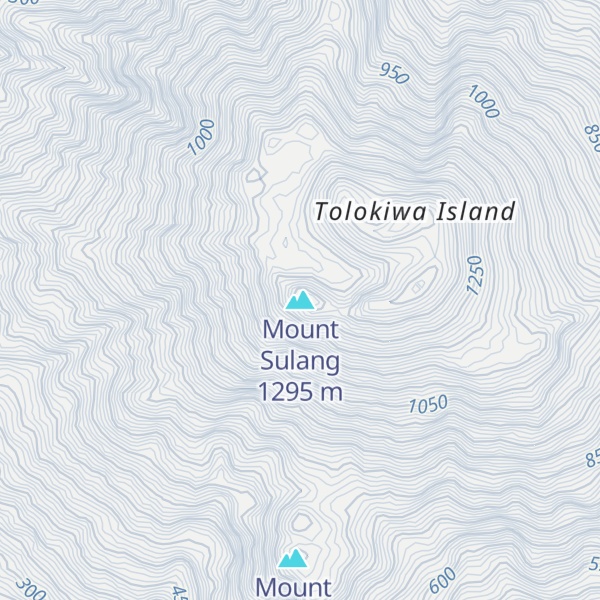 Map of Mount Sulang