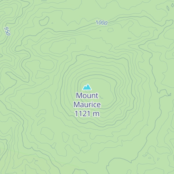 Map of Mount Maurice