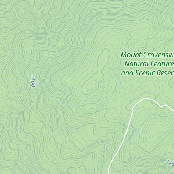 Map of Mount Cravensville