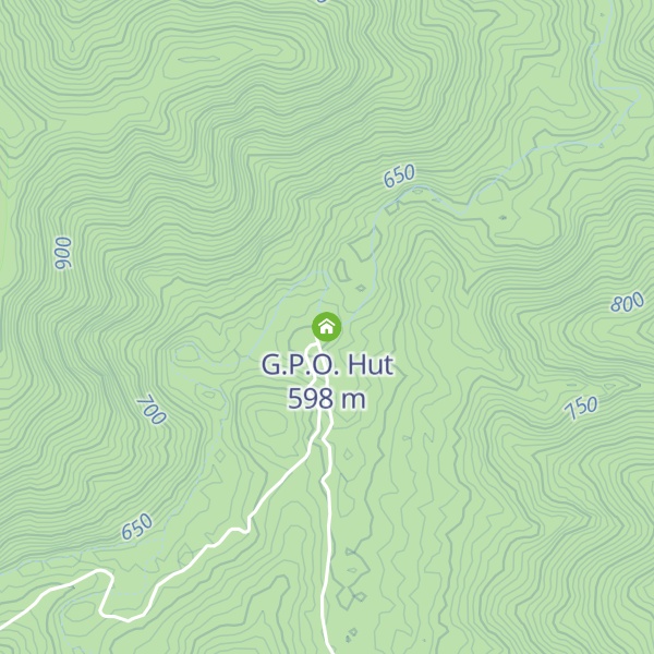 Map of G.P.O. Hut