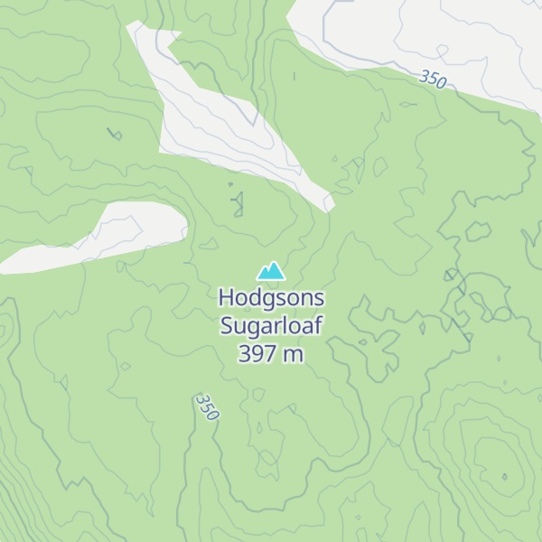 Map of Hodgsons Sugarloaf