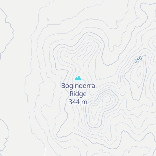 Map of Boginderra Ridge