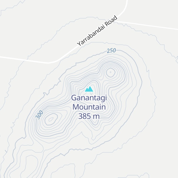 Map of Ganantagi Mountain