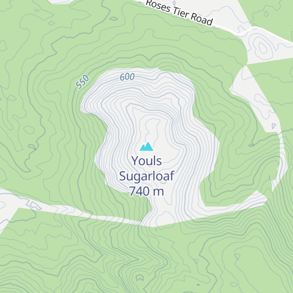 Map of Youls Sugarloaf