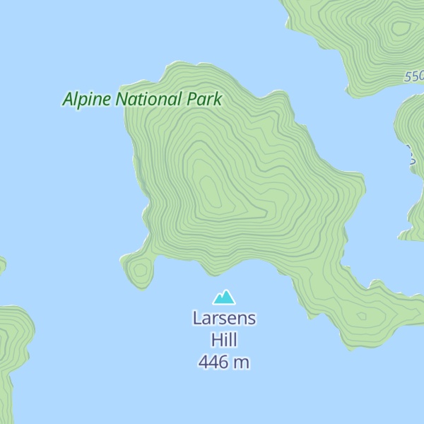 Map of Larsen Hill