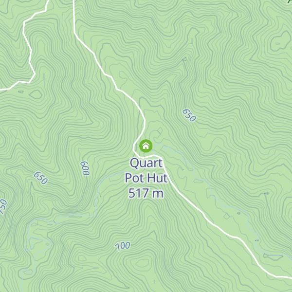 Map of Quart Pot Hut