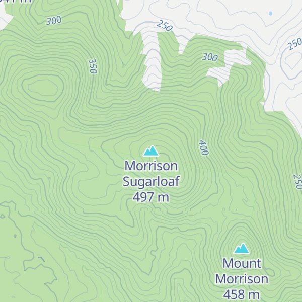 Map of Morrison Sugarloaf