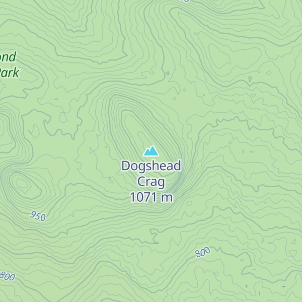 Map of Dogshead Crag