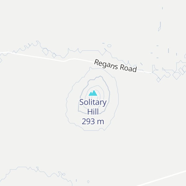 Map of Solitary Hill