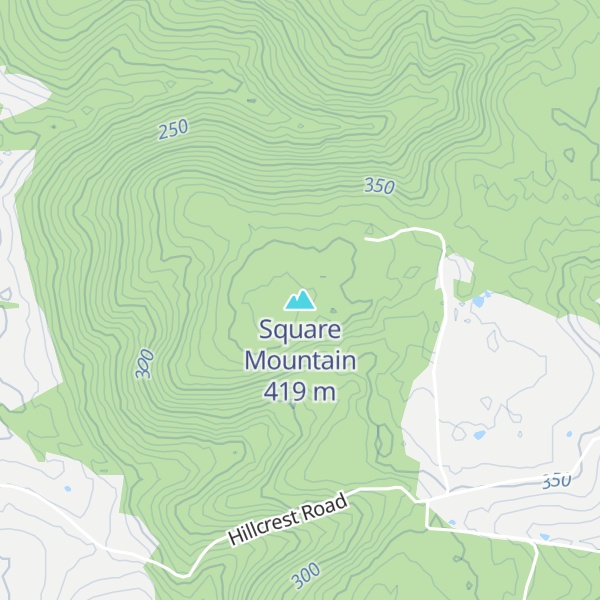 Map of Square Mountain