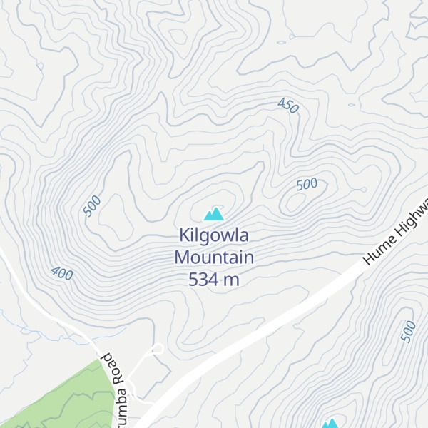 Map of Kilgowla Mountain