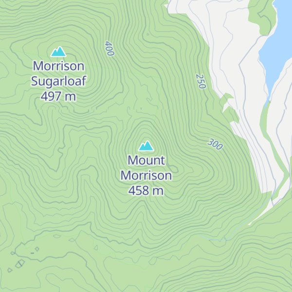 Map of Mount Morrison
