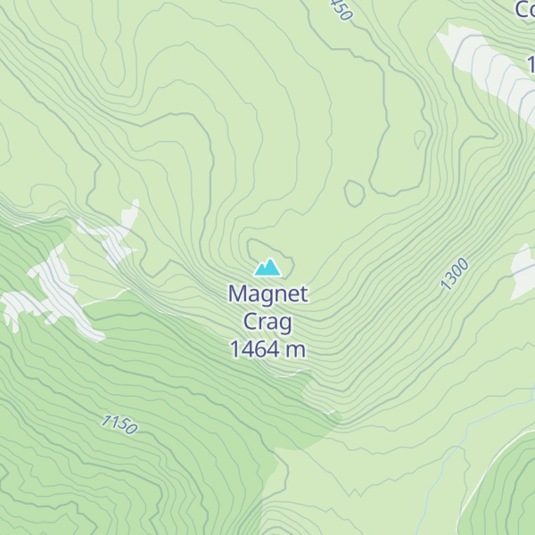Map of Magnet Crag