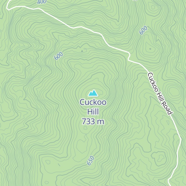 Map of Cuckoo Hill