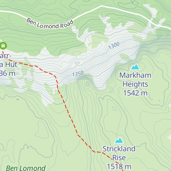 Map of Misery Bluff