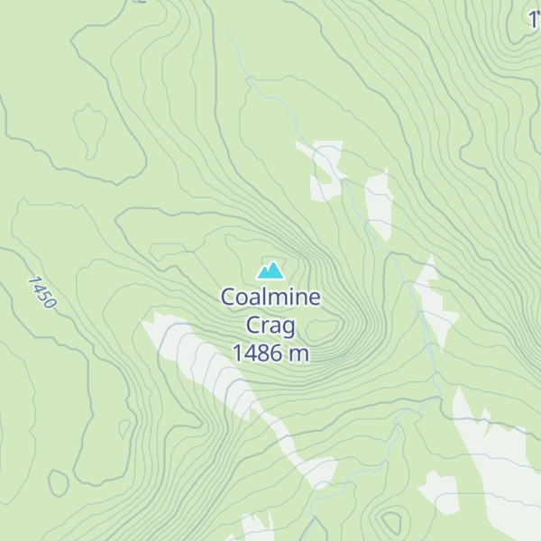 Map of Coalmine Crag