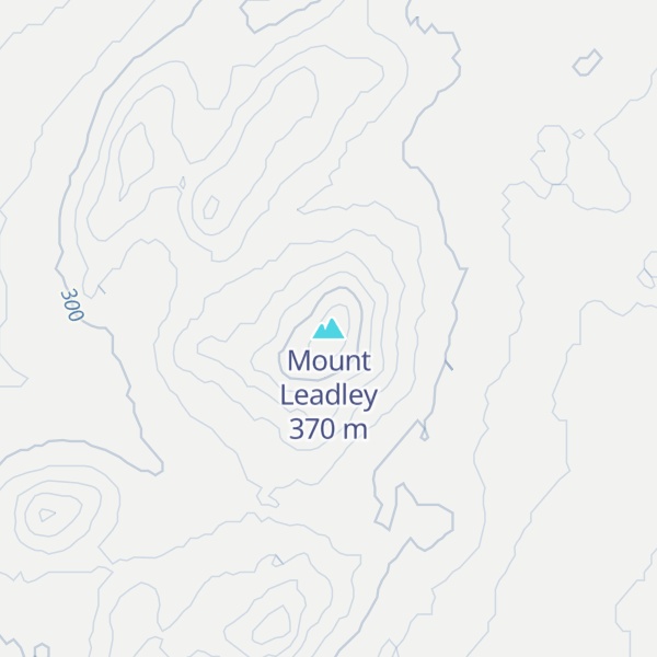 Map of Mount Leadley