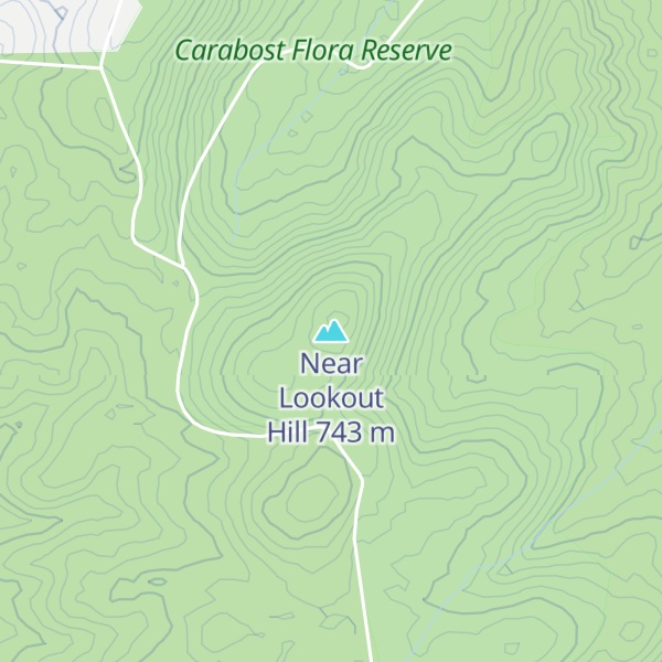 Map of Near Lookout Hill