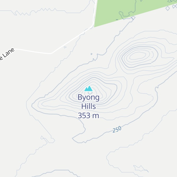 Map of Byong Hills