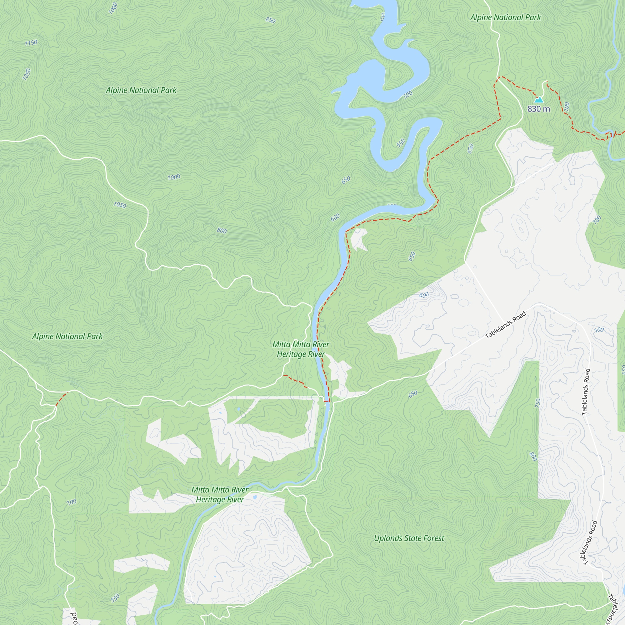 Kennedys Hut map