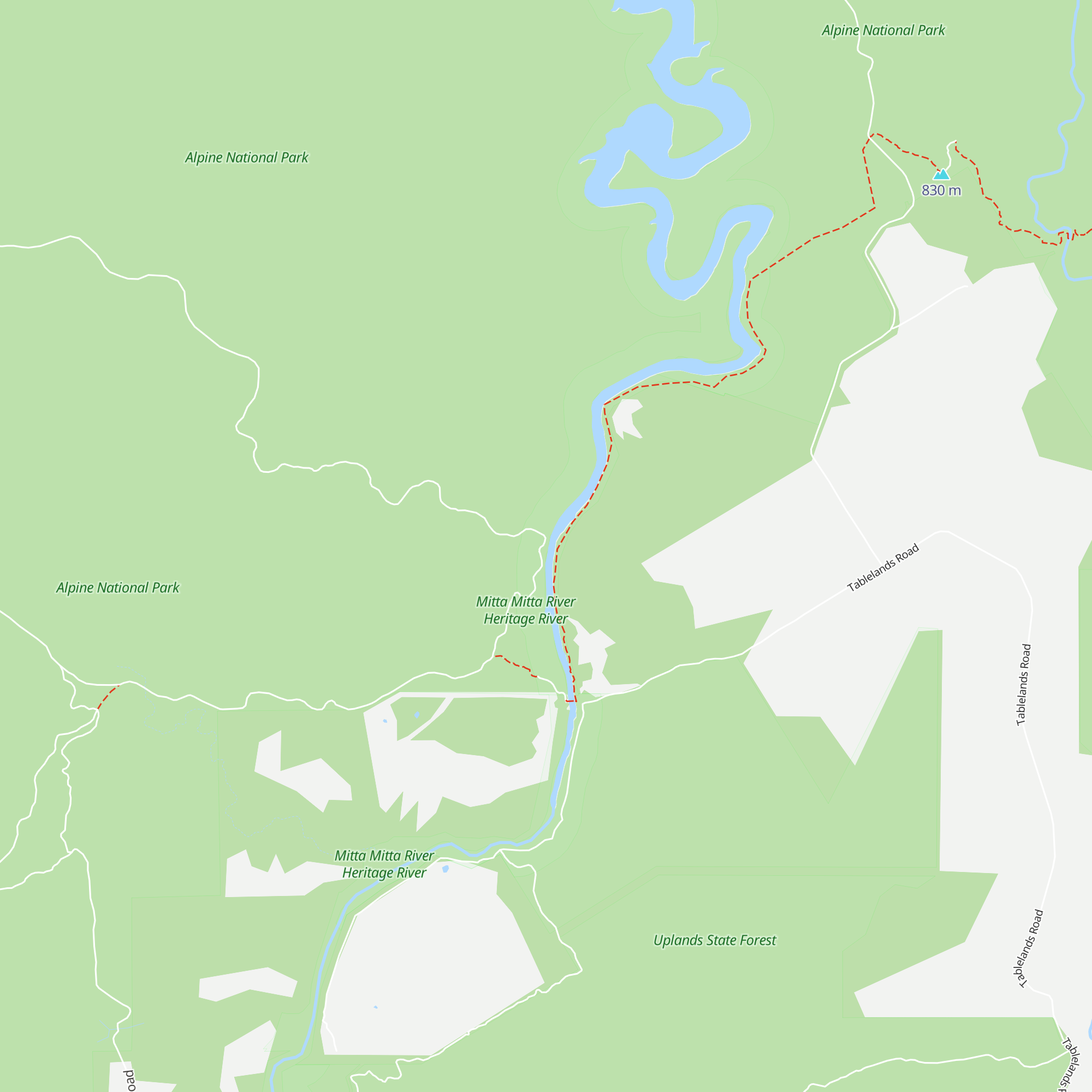 Kennedys Hut map