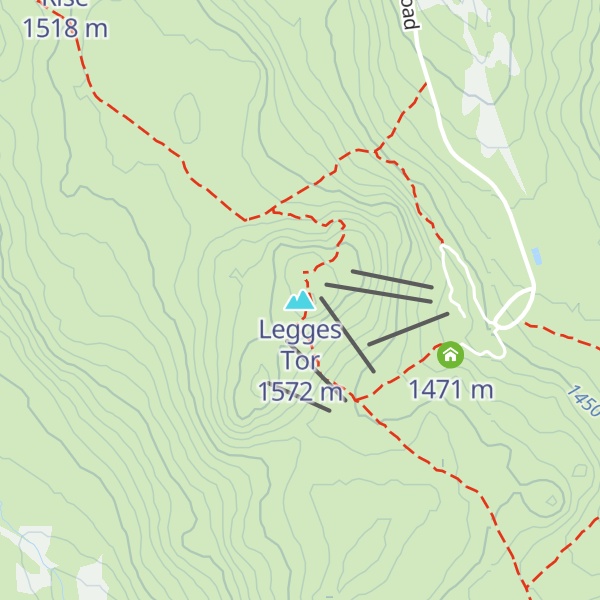 Map of Legges Tor