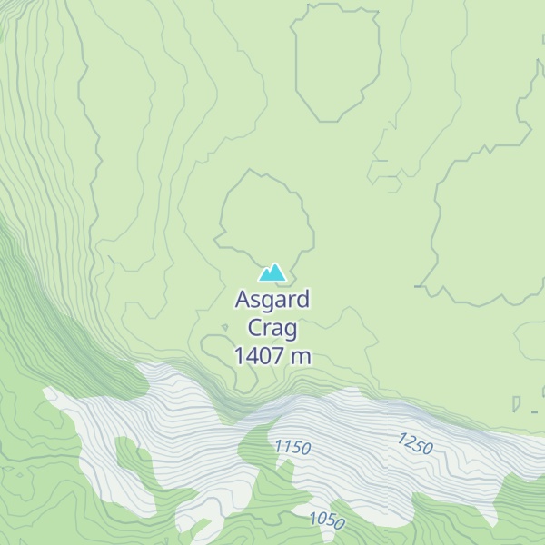 Map of Asgard Crag