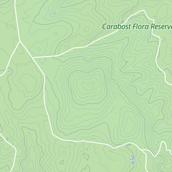 Map of Jocks Mountain