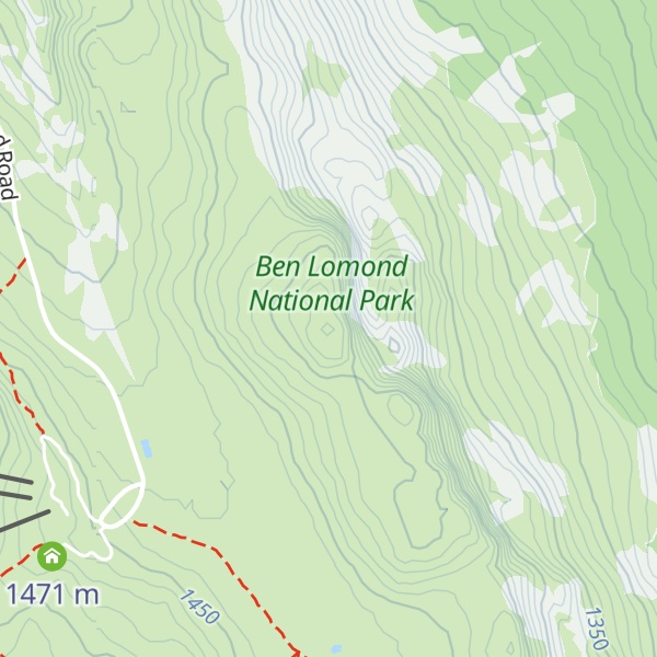 Map of Hamilton Crags